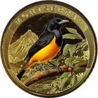 10 Dollars Montserrat Oriole, Colored