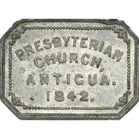 Communion token Saint John's Church, Antigua