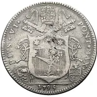 1 Scudo Romano - Pius VI