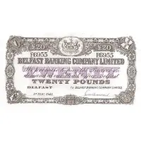 20 Pounds Belfast Banking Company