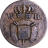 1 Pfennig - William I