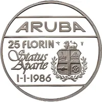 25 Florin - Beatrix Status Aparte