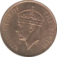 5 Cents - George VI Without 'King and Emperor'