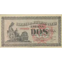 2 Pesetas Asturias y León