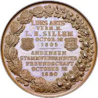 Silver wedding of Jacques des Arts with L.H. Sillem