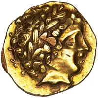 Gold Stater with triskelion on reverse