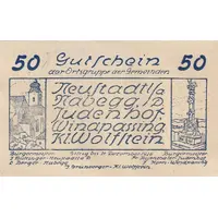 50 Heller Neustadtl an der Donau, Nabegg, Judenhof, Windpassing, Klein Wolfstein