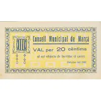 20 Céntimos Marçà