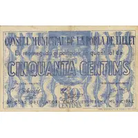 50 Céntimos La Pobla de Lillet