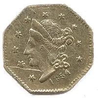 1/2 Dollar California gold