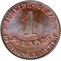 1 Pfennig - Ernest II