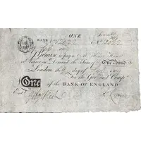 1 Pound White, 1807 Issue