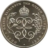 2 Pounds - Elizabeth II Queen Mother