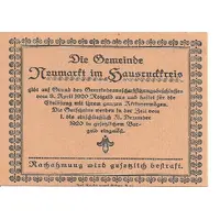 10 Heller Neumarkt im Hausruckkreis