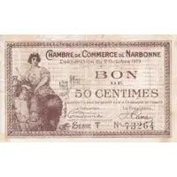 50 Centimes - Chambre de Commerce de Narbonne