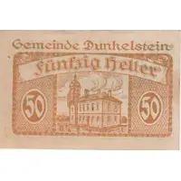 50 Heller Dunkelstein