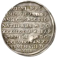 1/4 Thaler Death of William Louis