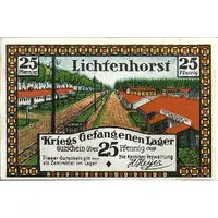 25 Pfennig Kriegs Gefangenen Lager