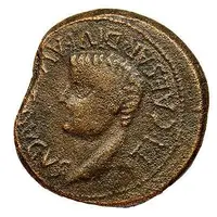 Dupondius - Tiberius L SEMP GEMINO L VALER SVRA SAG II VIR