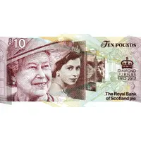 10 Pounds Royal Bank of Scotland - Diamond Jubilee