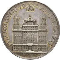 Medal in honor of the industry and town hall