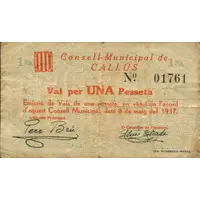 1 Peseta Callús
