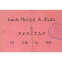 2 Pesetas Alcañiz