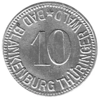 10 Pfennig - Bad Blankenburg