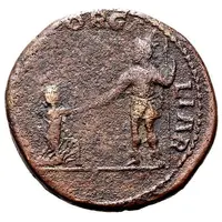 Double Sestertius - Postumus RESTITVTOR GALLIAR, Lugdunum