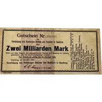 2 000 000 000 Mark Vereinigung von Hamburger Banken und Bankiers
