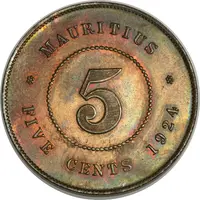 5 Cents - George V