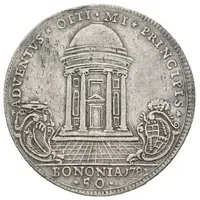1/2 Scudo Romano - Pius VI