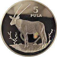 5 Pula Gemsbok