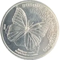 50 Colones Menelaus blue morpho