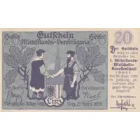 20 Pfennig Linz - Mittelstands-Wirtschafts-Genossenschaft