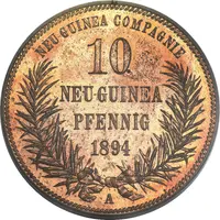 10 Pfennig - Wilhelm II