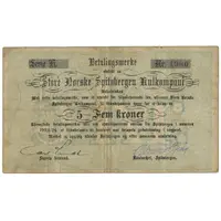 5 Kroner Great Norwegian Spitsbergen Coal Company