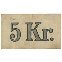 5 Kroner Great Norwegian Spitsbergen Coal Company