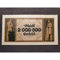 2 000 000 Mark with overprint