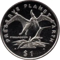 1 Dollar Pteranodon
