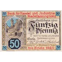 50 Pfennig Bank für Handel und Industrie