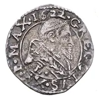 1/2 Grosso - Gregory XV Arabesque reverse