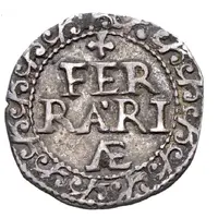 1/2 Grosso - Gregory XV Arabesque reverse