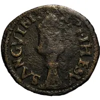 Quattrino - Francis II Bust, reliquary