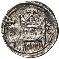 Denier - Henry I Bust facing, church