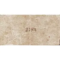 4 Annas WWII Cash Coupon