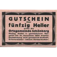 50 Heller Schönberg