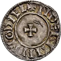 1 Penny In the name of Aethelred, Small cross