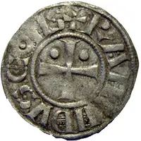 Tripoli Raymond II-III Denier à l'étoile et au Croissant