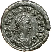 Follis - Arcadius VICTORIA AVGGG, Siscia